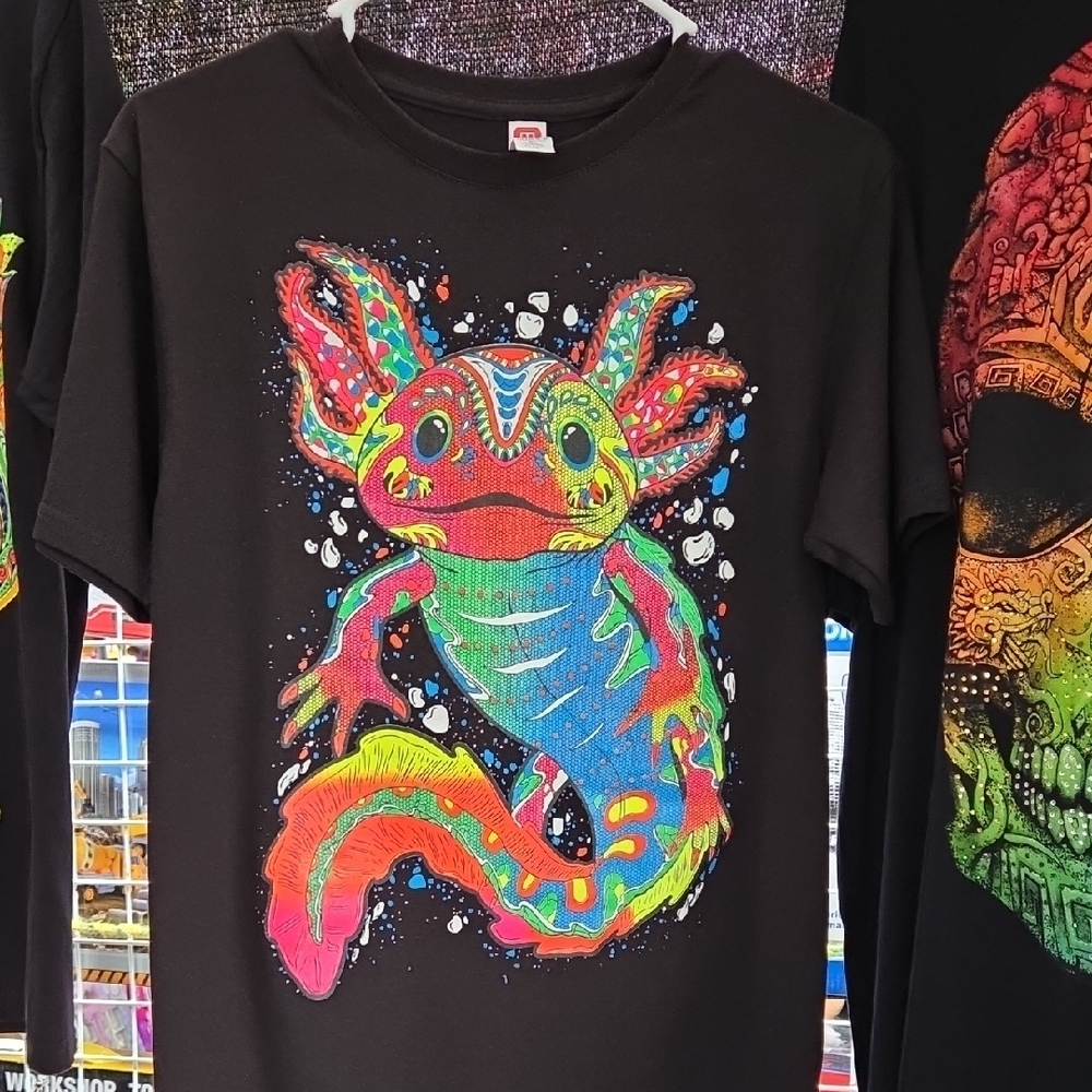Black Fish Graphic Tee with Dynamic Design